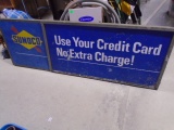 Vintage Metal Sunoco Sign