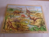 Melissa and Doug Wooden Dinosaurs Jigsaw Puzzle