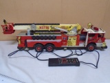 Remote Controlled Fire Ladder Truck