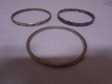 3 Pc. Group of Sterling Silver Bracelets