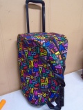 Vera Bradley From A to Z Vera Rolling Duffel