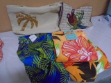 Beach Towel-Cover Up & 2 Tote Bags