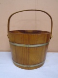 Vintage Wooden Bucket