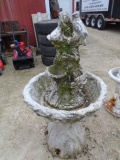 Cement 2 Pc. Garden Fountain