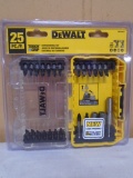 Brand New Dewalt 25pc Bit Driver Set w/ Case