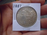 1887 Morgan Silver Dollar