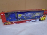 1:64 Scale Die Cast Jimmie Johnson Race Team Hauler