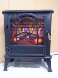 Metal Free Standing Fireplace Heater