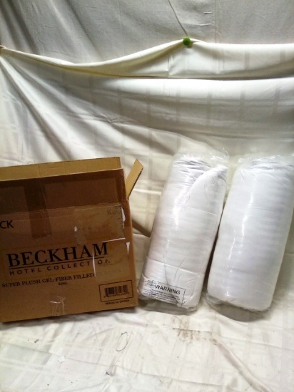 Beckham Hotel Collection Super Plush Gel King Size Pillows
