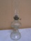 Antique Mini Glass Oil Lamp