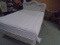 Full Size Bed Complete w/ All White No-Flip Mattress