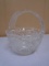 Fifth Avenue Lead Crystal Basket