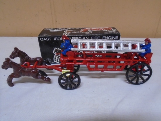 Cast Iron American Fire Engine