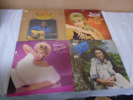 Group of 55 Vintage Country Music Albums