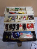 old Pal Tackle Box Full of Tackle and Lures