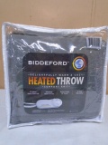 Biddeford Comfort Knit Heated Throw