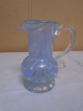 Beautiful Art Glass Pitcher