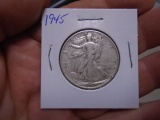 1945 Walking Liberty Half Dollar