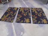 (3) Matching Small Area Rugs