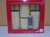 8 Pc. Set of Remote Controlled LED Candles