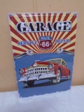 Route 66 Garage Metal Sign