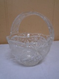 Fifth Avenue Lead Crystal Basket