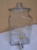 Isaac J Collins Glass Drink Dispenser