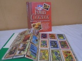 Book of Assorted Cards & NFL Family Cookbook