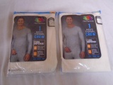 2 Brand New Fruit of the Loom Men's Thermal Crews