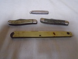 4pc Group of Vintage Pocket Knives