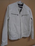 Men's Wilson White Leather Jacket