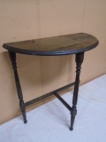 Antique Half Moon Side Table