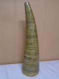 Large Wooden Decorative Vase