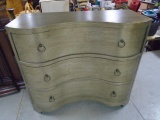 Beautiful Solid Wood Painted 3 Drawer Chest