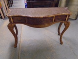 Beautiful Wicker Sofa/Entry Way Table w/ 3 Drawers