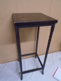 Iron and Wood Plant Stand