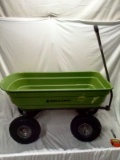 Gorilla Tilt Cart on Aired Rubber Tires