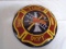 Round Metal Fire Dept Button Sign