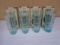 4pc Group of Vintage Tiara Glass Vases w/ Boxes