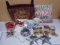 Large Group of Like New Christmas Décor Items