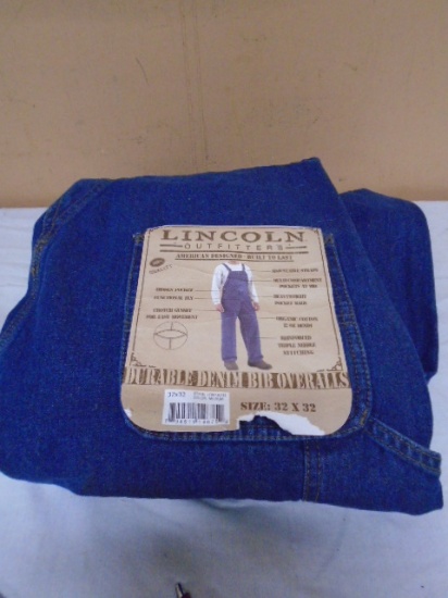 Brand New Pair of Lincoln Outfitters Bib Overalls