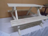 Small Wooden Picnic Table