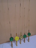 5pc Group of Ice Fishing Poles