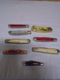 Group of 8 Pocket Knives