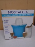 Nostalgia 4 Quart Electric Ice Cream Maker