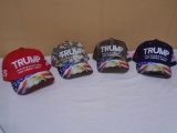 4 Brand New Trump Hats