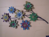 Floral Metal Wall Art Piece