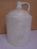 Large Painted Crock Jug