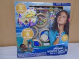 Disney Moana Wooden Bangles Paint and Design Bracelet Activity Set