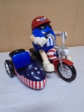 M&M Motorcycle w/ Side Car M&M's Dispenser